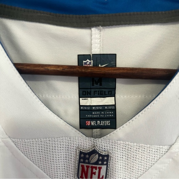 NIKE NFL Jared Goff White Detroit Lions Game Jersey Licensed Youth Medium - Picture 4 of 7
